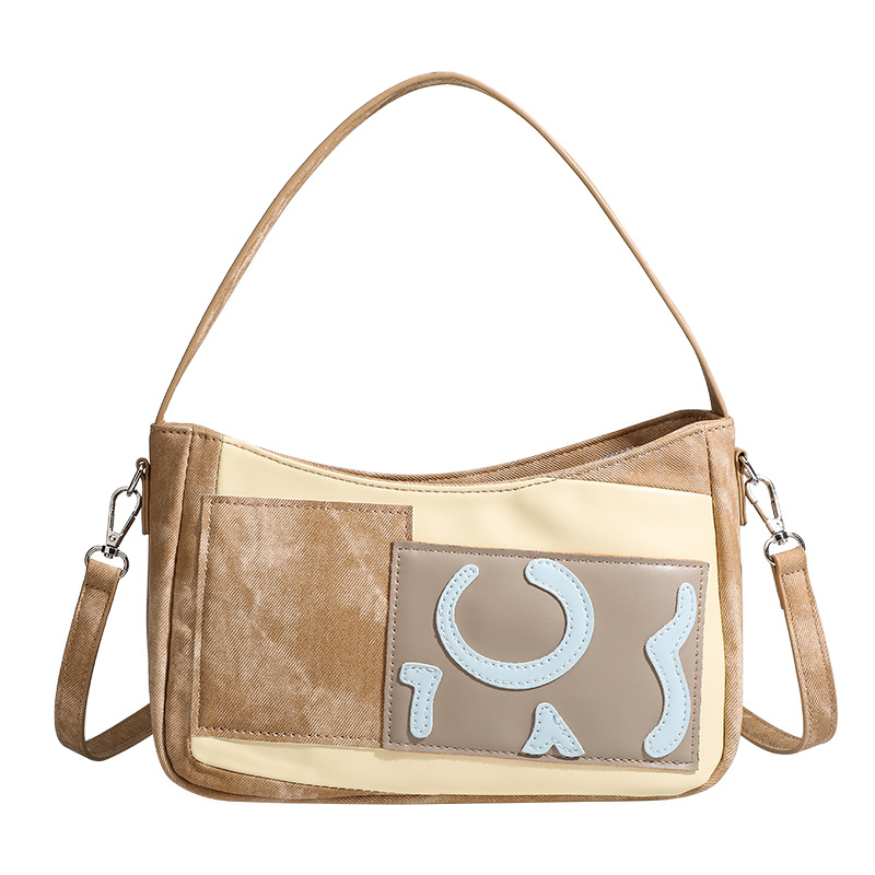 Borsa a tracolla monospalla a forma di mezzaluna di alta qualità in stile coreano da indossare sotto le ascelle, versatile borsa da donna Instagram, borsa di nicchia_voghion.com