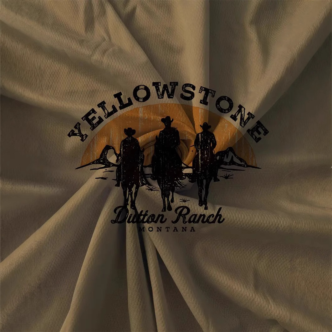 Camiseta de cuello redondo de manga corta transpirable de malla suelta casual para hombre con estampado 3D de camello del desierto retro clásico