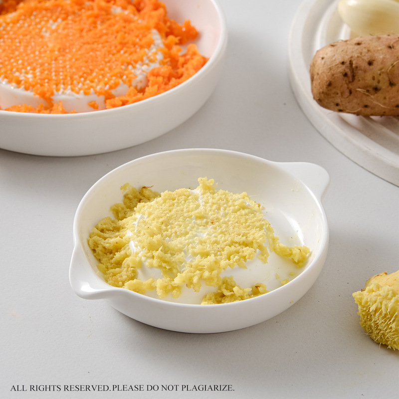 Cross-Border Ceramic Ginger Grinding Tool, Kitchen Manual Garlic Press, Garlic Paste Maker, Ginger Paste, Yam Fruit Puree, Ginger Juice Grinder