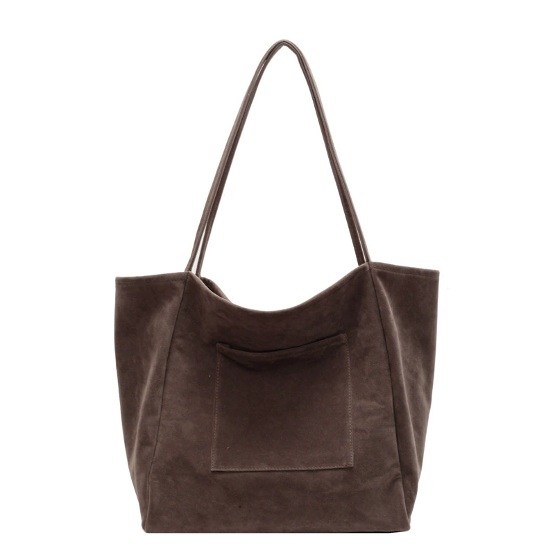 Matte capacious bag for leisure, city style
