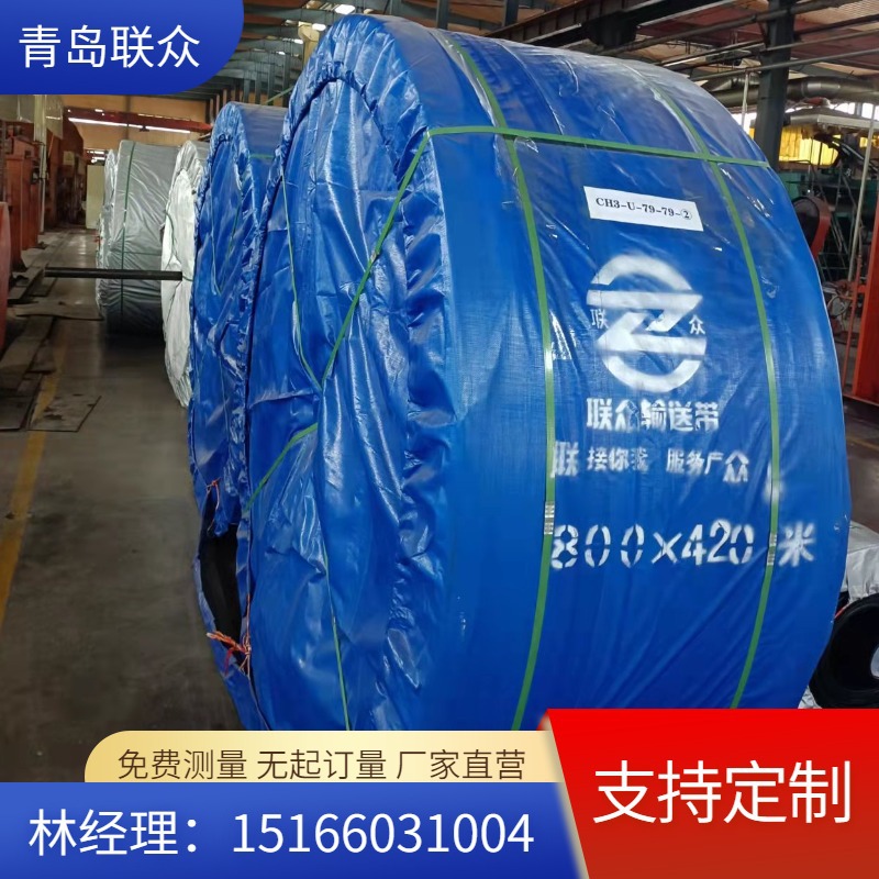 ST1600*1400(6+6)阻燃钢丝带 阻燃钢丝绳输送带 联众阻燃输煤皮带