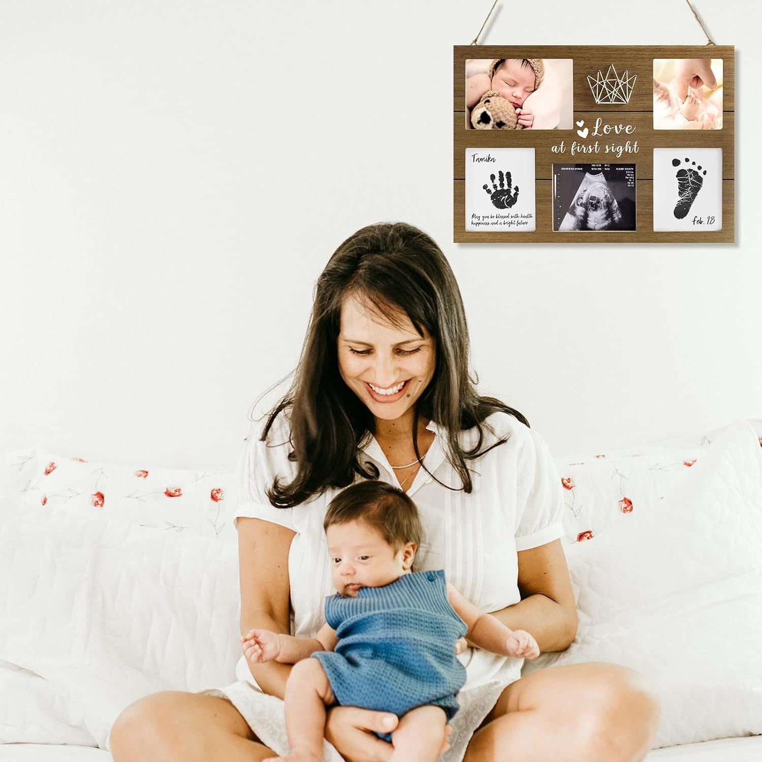 Recién nacido mano y pie inkpad huellas de mano niños bebé mano impresión tinta bebé un mes Regalo de Cumpleaños recuerdo