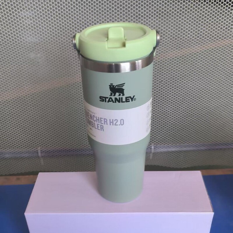 Amazon ebay 30oz スタンレー STANLEY ポータブルカップ カーカップ ステンレスハンドル蓋 ストローカップ|undefined