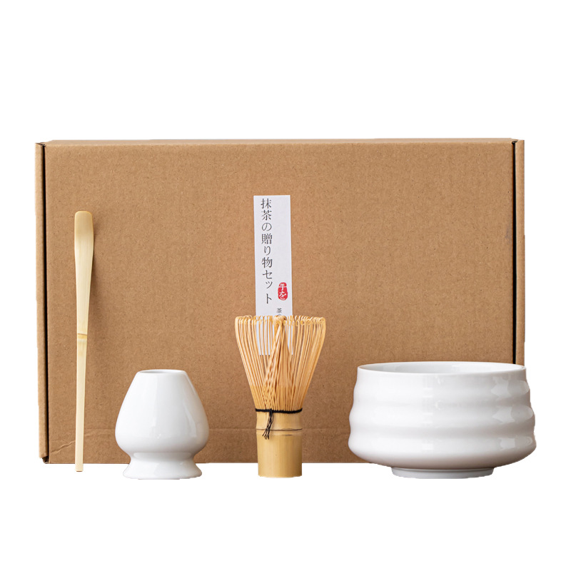 Caja de regalo japonesa de la dinastía Song para ordenar té matcha matcha herramienta de toque de té matcha