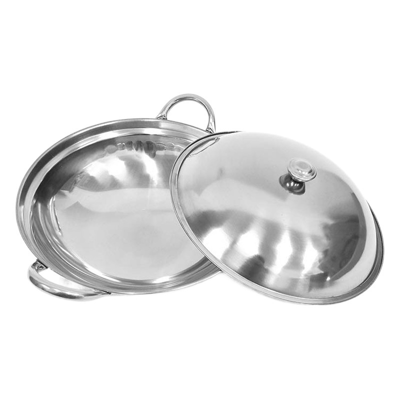 Anti-Spill Bar Pot Stainless Steel Pot Alcohol Pot Tripod Round Bottom Dry Pot Shabu-Shabu Dormitory Small Hot Pot Alcohol Stove