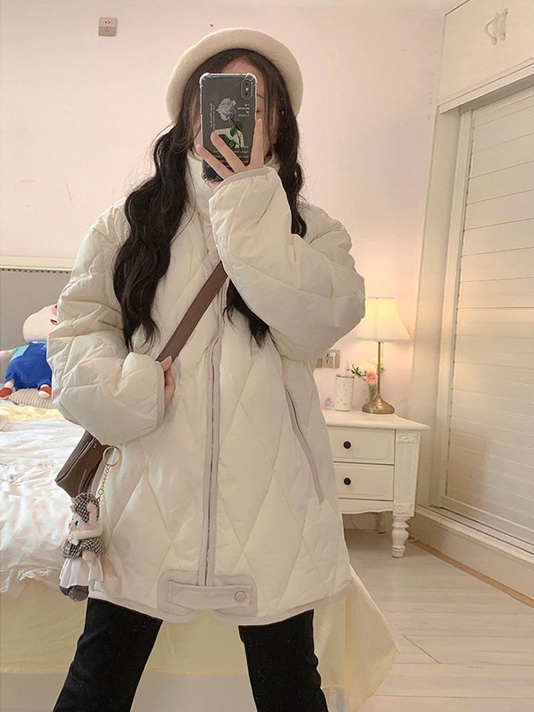 oversize面包服短款羽绒棉衣棉服女2025年新款潮秋冬季外套厚棉袄