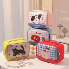 跨境新款可爱印花化妆包高颜值大容量护肤品收纳包卡通手提化妆包