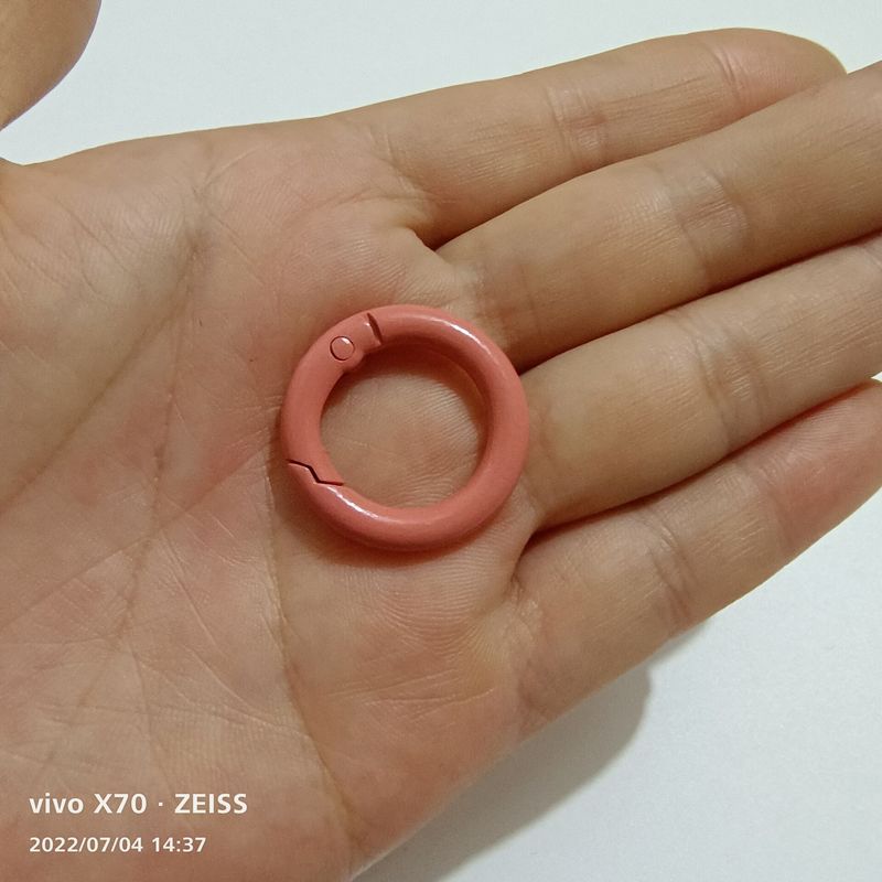 現物焼付塗装亜鉛合金スプリングリングバッグ小円掛け掛けアクセサリー部品開口スプリングバックルカラースプリングリング|undefined