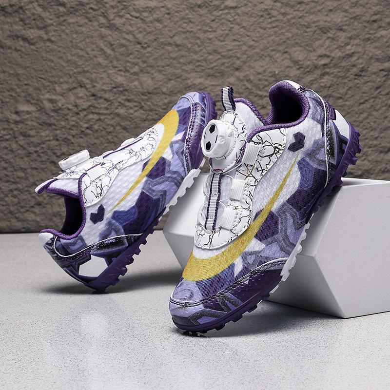 Zapatos de Fútbol Infantil con Tacos Rotos de Malla y Caucho Transpirable para Entrenamiento image 4