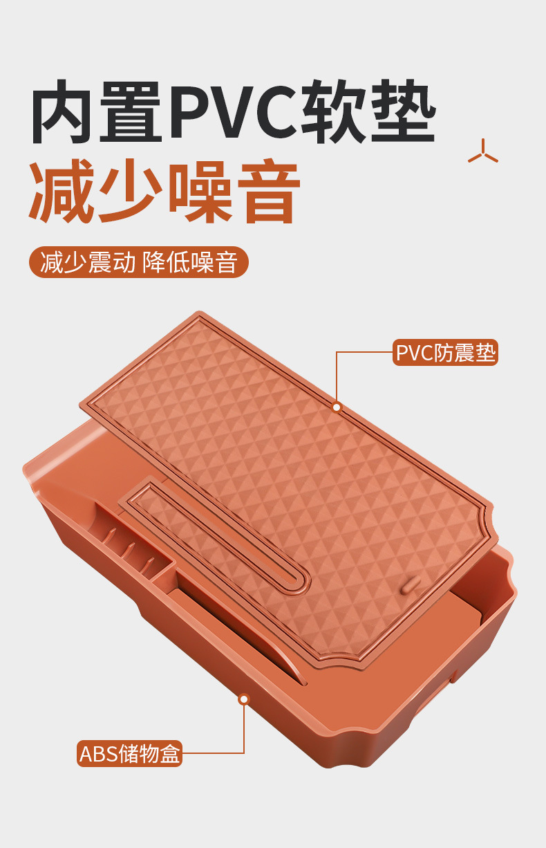 Suitable for Mercedes-Benz Armrest Box Storage Box Glc/C-Class/E-Class Center Console Storage Box In-Car Storage Essentials