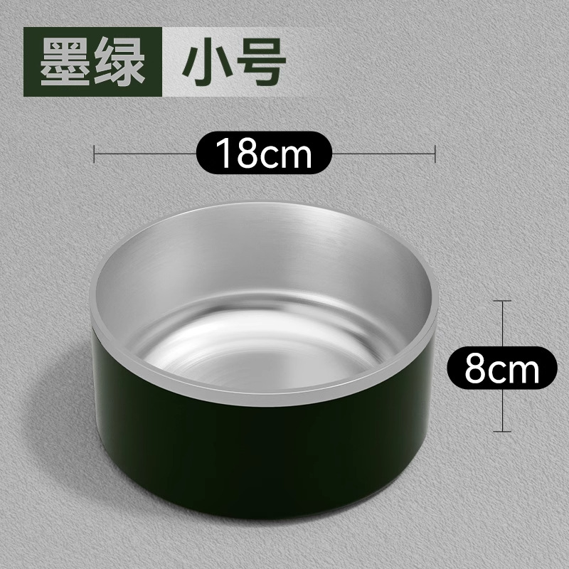 Tazón para perros Tazón para perros Acero inoxidable Perros para mascotas Tazón grande para beber Tazón de arroz anti-volcado Tazón de arroz Tazón de arroz especial para perros grandes