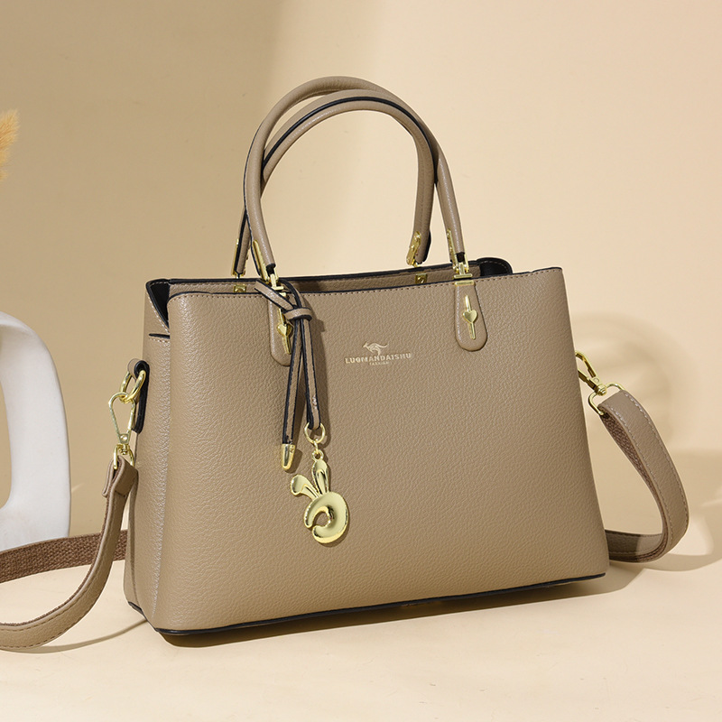 Bolsos transfronterizos de alta gama europeos y americanos, bolsos de mensajero para mujer, bolsos de mujer, bolsos de mujer de gran capacidad, madres de mediana edad, entrega de una pieza