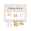 Earrings, set from pearl, European style