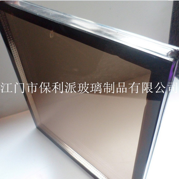 专业生产钢化中空隔音玻璃 茶色镀膜low-e中空玻璃 钢化中空玻璃
