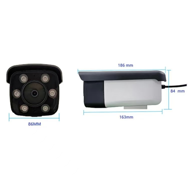 Fabrika Toptan 4 Kanallı POE Güç Kaynağı 5MP Açık Alan Gözetleme Kamerası Seti Ağ HD Dual Light Gece Görüşü Ses Kaydı