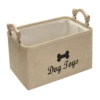 Beige print with wooden stick-38*26*25cm
