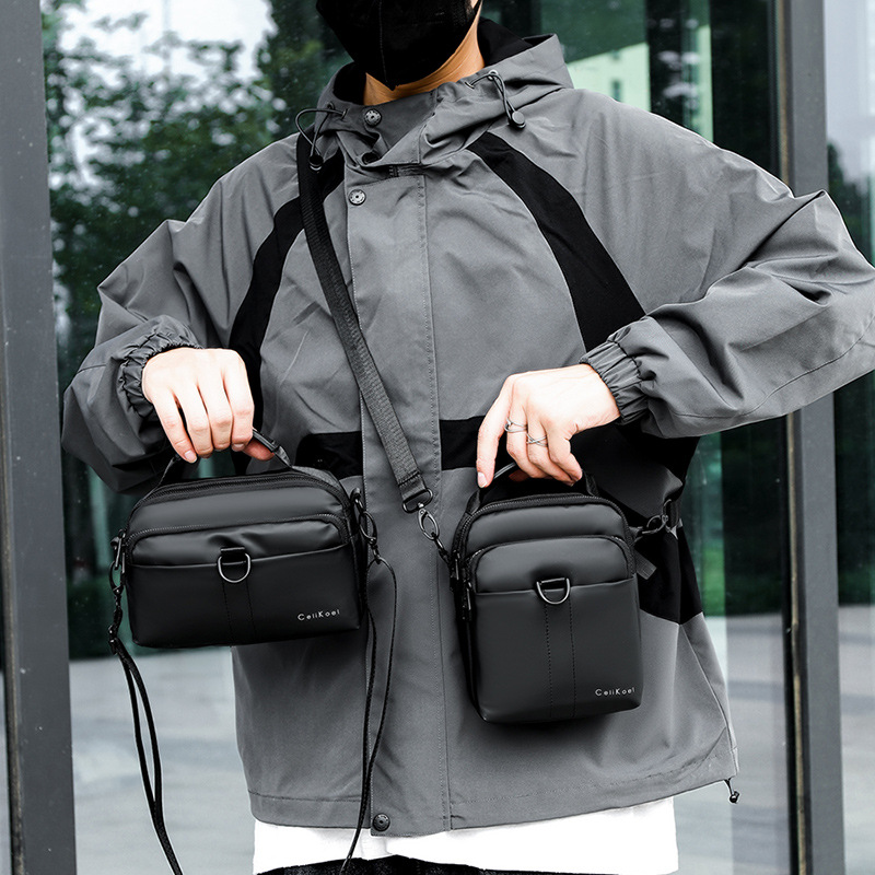 Leisure men's high-capacity backpack, trendy college student fashion Korean version computer travel bag_voghion.com