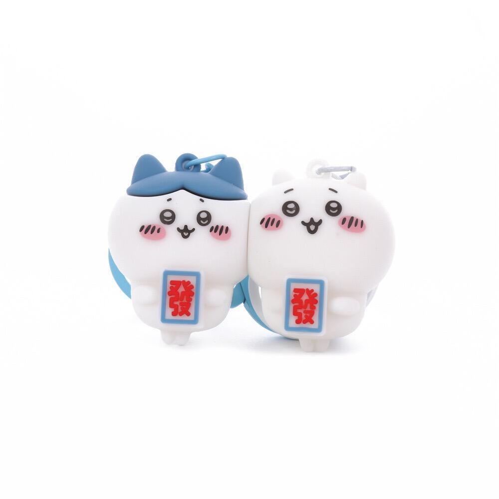 Jiyikava chiikawa Jiyi Xiaoba Pareja Llavero magnético Dibujos animados creativos Adornos de ocho bolsos lindos