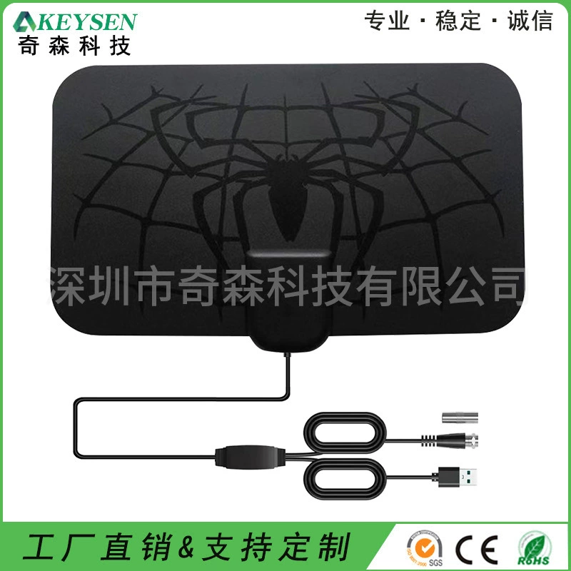 Новый популярный кросс-бордер мини-HD цифровая антенна ТВ DVB-T2 европейский стандарт и американский стандарт HDTV внутрисетевой цифровой