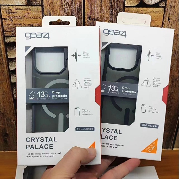 Suitable for Apple 15Promax Mobile Phone Protective Case Trendy Brand G4 Magnetic Anti-Fall Gear4 Protective Case