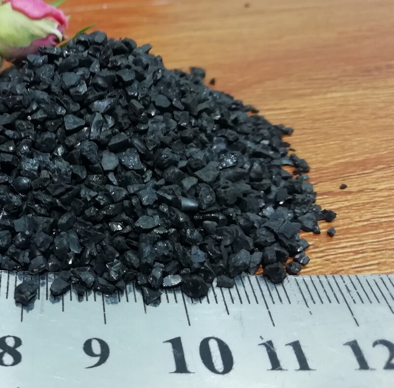 水族店面石流黒天然金沙造景砂水槽多肉植物砂盤黒砂底部庭園滝|undefined