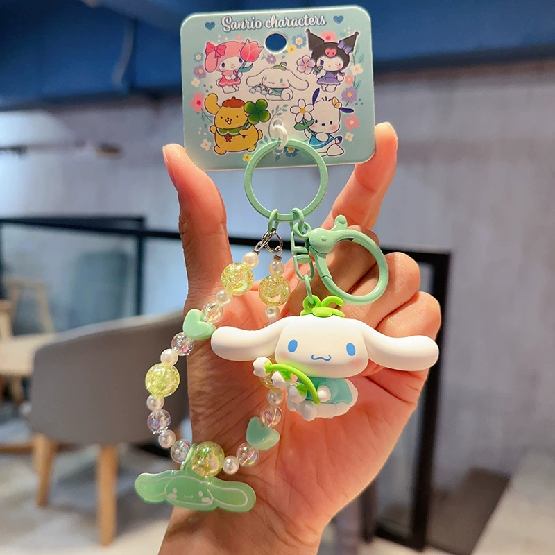 Плюшевый брелок Sanrio Hello Kitty, оригинал, мягкая подвеска 11×7.5 см, коллекционный талисман