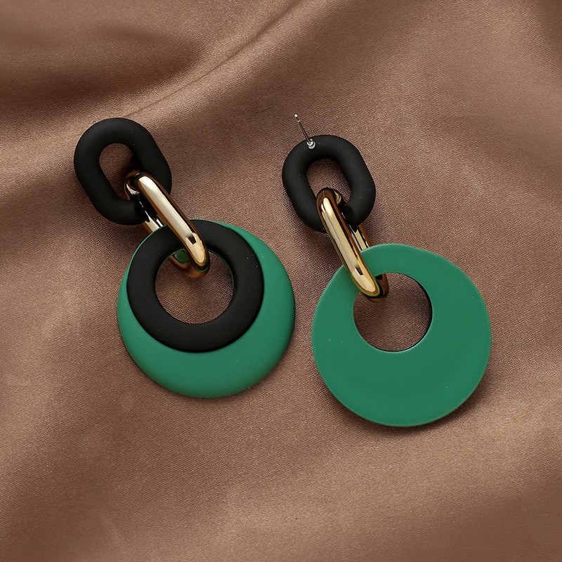 Geometric Pattern Women'S Gender Fashion Geometric Arylic No Inlaid Earrings