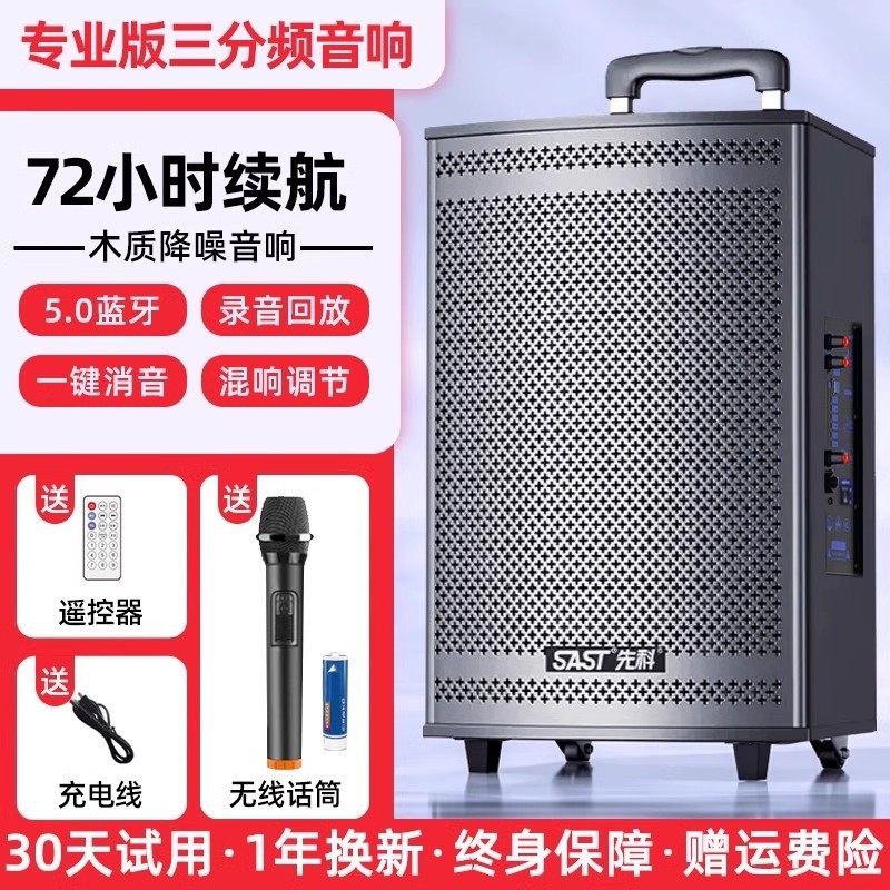 2025新款广场舞商用音箱k歌户外拉杆大功率蓝牙音响高音量重低音|undefined