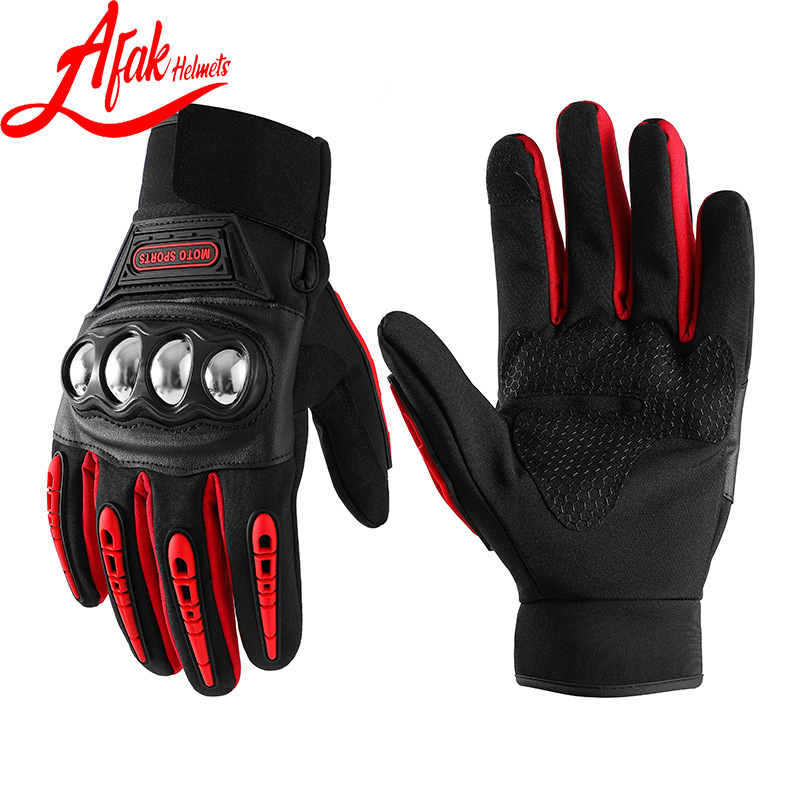 Four Seasons Racing Knight protector de la motocicleta guantes de montar caliente pantalla táctil resistente a la caída a prueba de viento unisex al por mayor