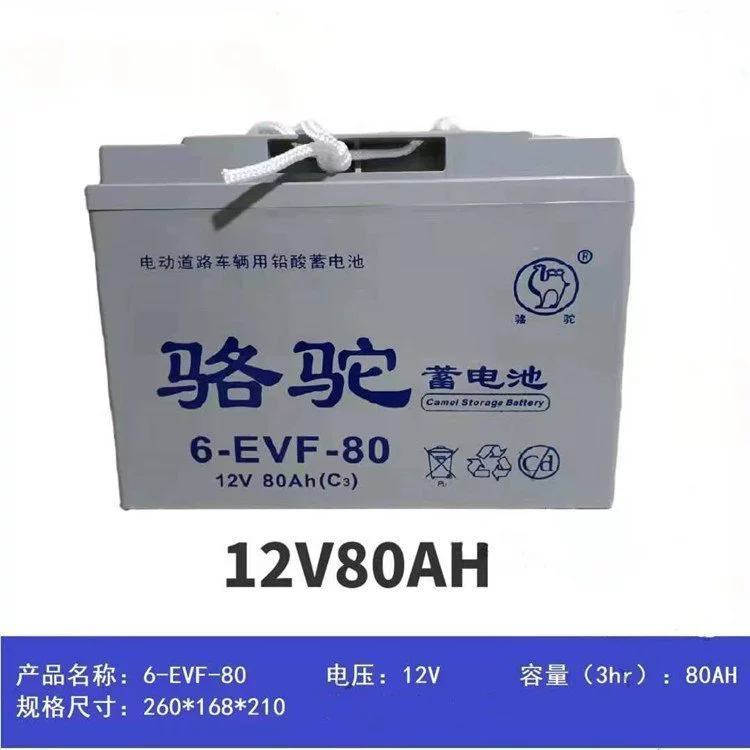 Батарея для верблюдов 6-EVF-80 12V80AH экскурсионная машина для мойки пола патрульная машина электрический трехколесный четырехколесный велосипед