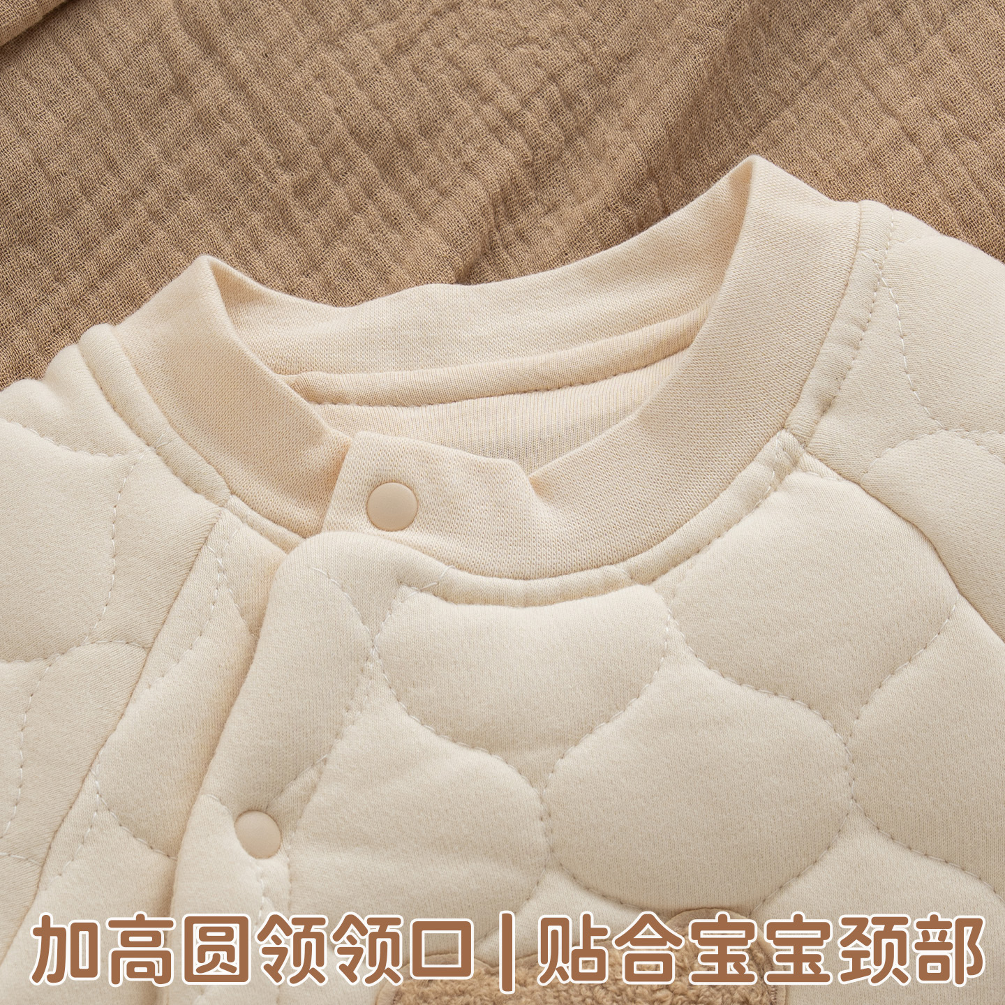 Estilo coreano nuevo Otoño e Invierno ins estilo bebé mono bebé mameluco caliente mameluco algodón engrosado algodón acolchado chaqueta al por mayor