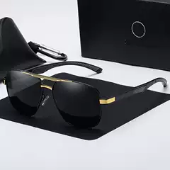 Cross-Border Mercedes-Benz Glasses Men's Polarized Sunglasses Aluminum Magnesium Large Frame Outdoor Anti-Uv 9821 Fashionable Sunglasses