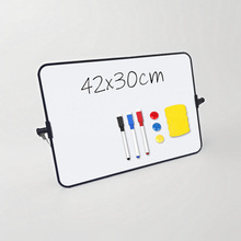 臻格小白板桌面移动留言板儿童写字板支架式画板套装A3磁性白板