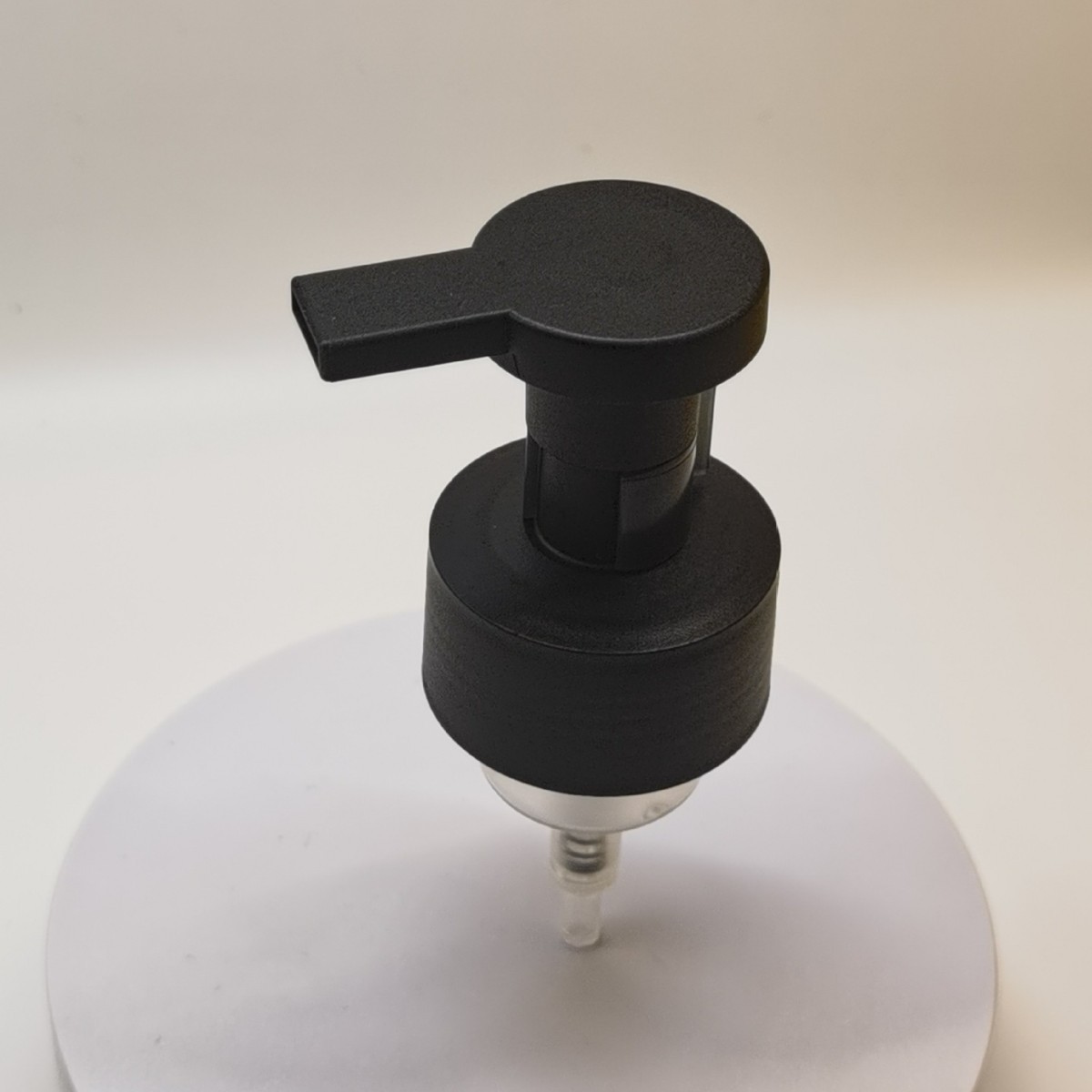 43牙磨砂泡沫泵头按压式沐浴露洗手液消毒液泵头塑料工厂