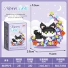 Cute animal single style-little black cat