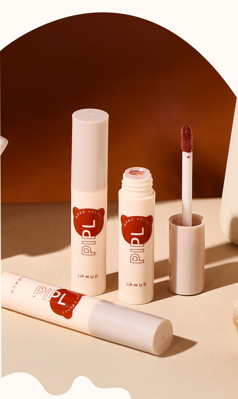 PIPL Bobo Lip Gloss matte velvet lipstick, non-stick and non-fading, whitening in autumn and winter Lip gloss Lip gloss, cross-border undefined
