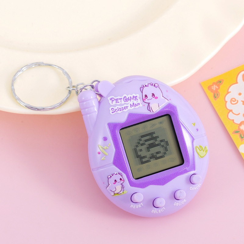 Cartoon antenna, purple Tamagotchi