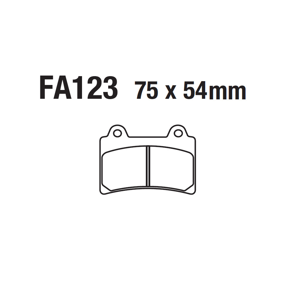 Motorcycle Disc Brake Pads Brake Pads Disc Brake Pads Fa123 Suitable for Yamaha Fzr Tzr 250