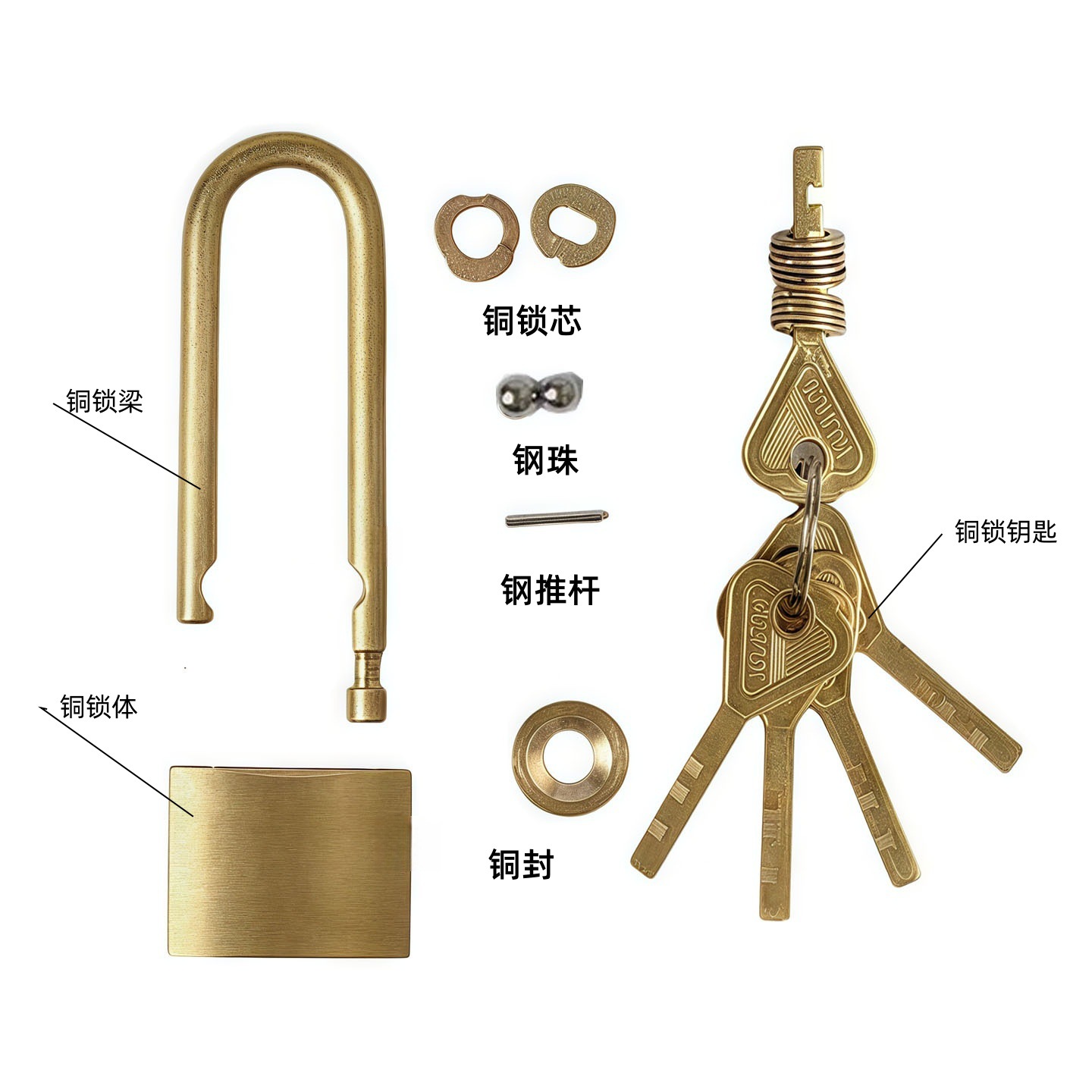 Cerradura de cobre cerradura de cobre cerradura cerradura cerradura cerradura de tanque de gas cerradura cerradura impermeable cerradura de caja de medidor eléctrico cerradura industrial
