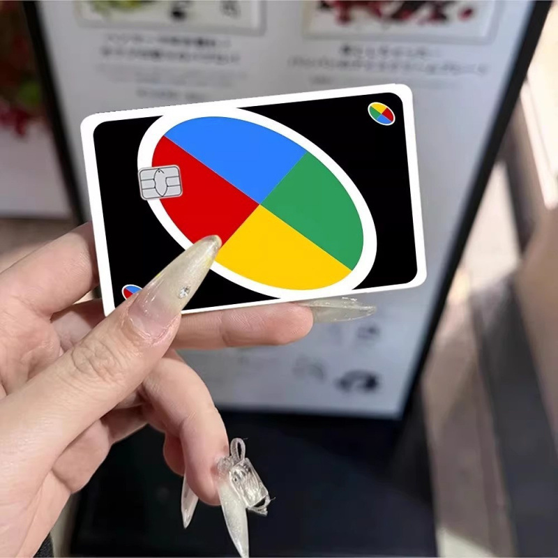 Calcomanía Impermeable para Tarjetas Bancarias de PVC Impermeable y Antideslizante para Tarjetas Bancarias
