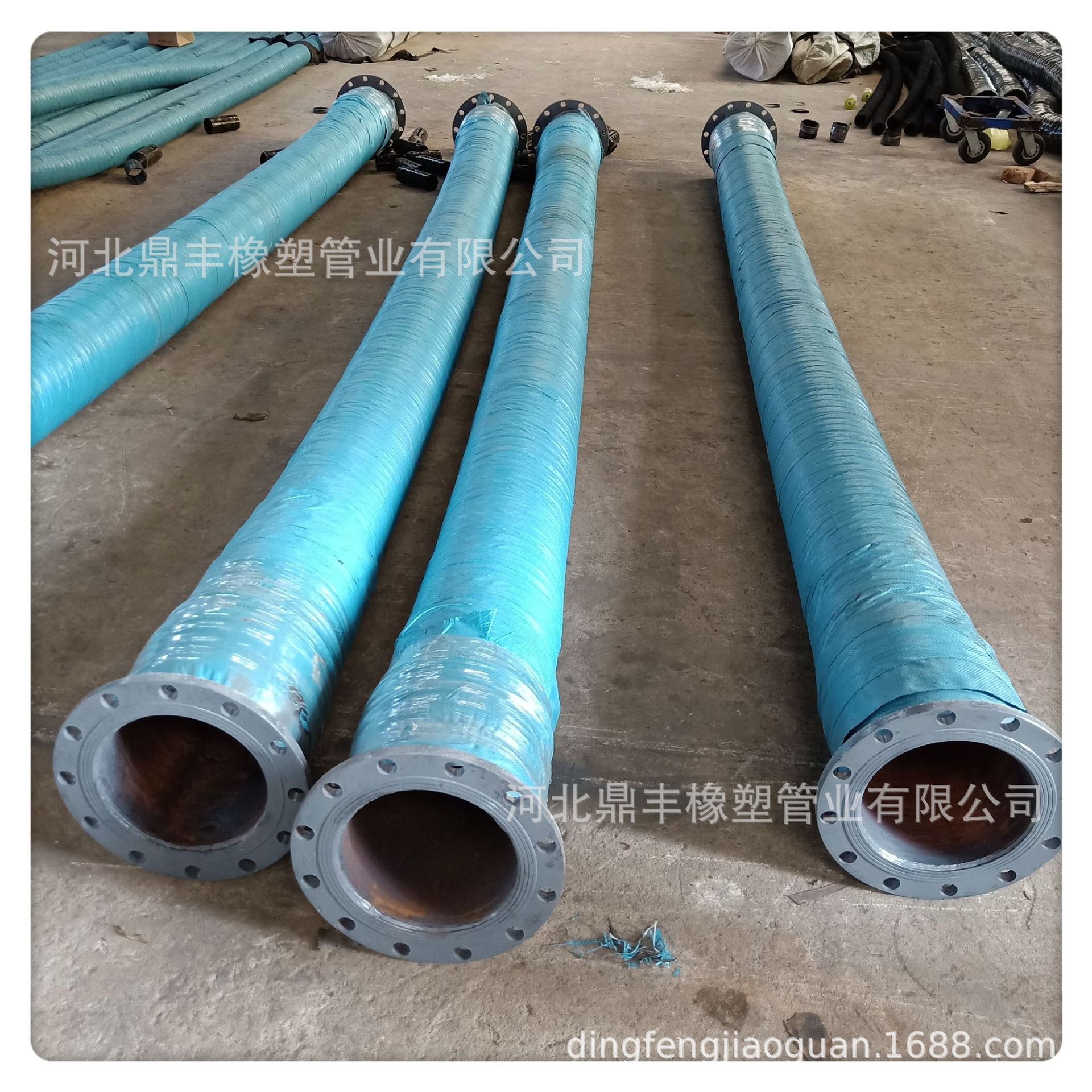 厂家供应喷煤胶管 大口径喷煤橡胶钢丝管 水泥厂法兰喷煤耐磨胶管