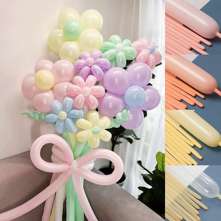 100 шт утолщенный маленький 260 волшебных детских декоративных мультяшных игрушек Макарон длинный воздушный шар в форме букет