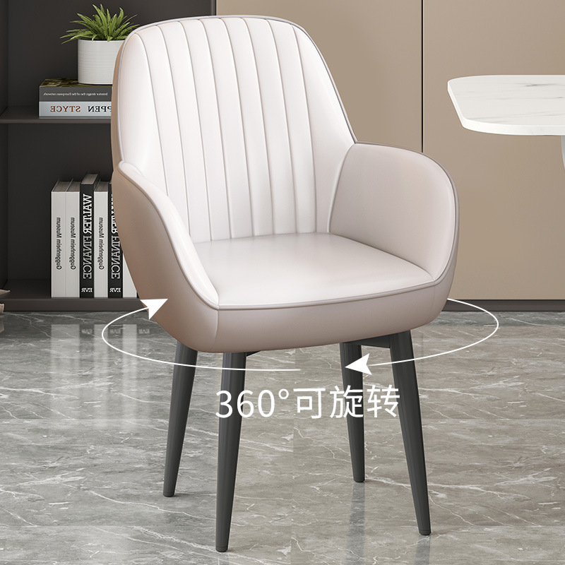 전면 크림 화이트 [고양이 긁는 피부] 올 블랙 탄소강 회전 가능