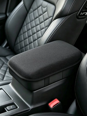 Cross-border best-selling car armrest Armrest box pad - one-thickened-ice-silk-armrest-pad