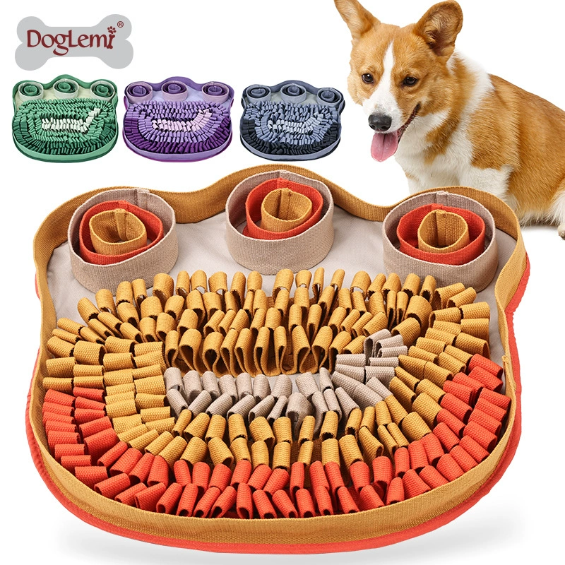 Amazon игрушка для обнюхивания домашних животных, медленная еда, коврик для обнюхивания скрытой еды, обучающая игрушка для собак, товары для домашних животных