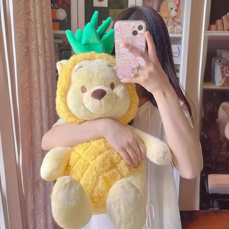 Summer Pineapple Pooh Pooh Pooh Pooh Doll Little Bear Di Lovable Girl Pendant Pooh Doll Nee Plush Toy