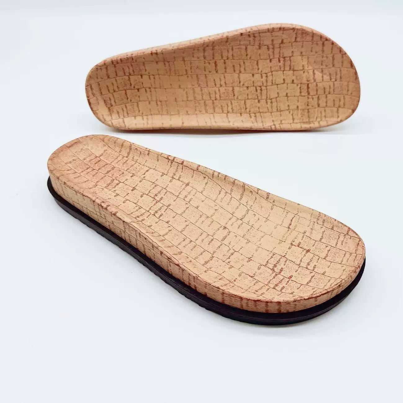 厂家直销上下双层大底搭配TPR鞋底包布凉拖工艺女鞋大底非洲东南