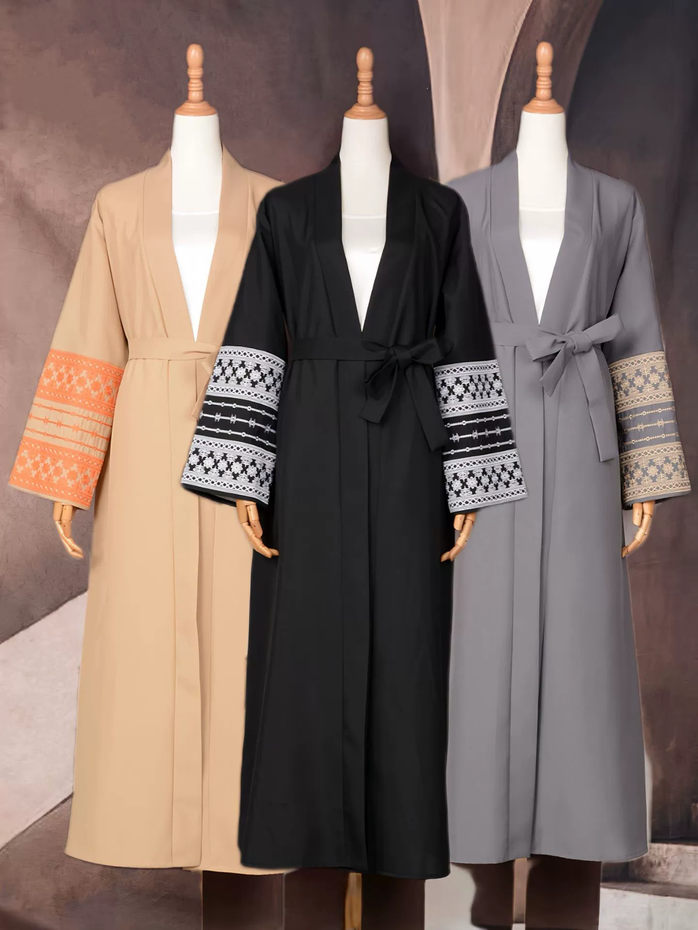 Модный элегантный кардиган, платье, (перекрестная торговля), с вышивкой