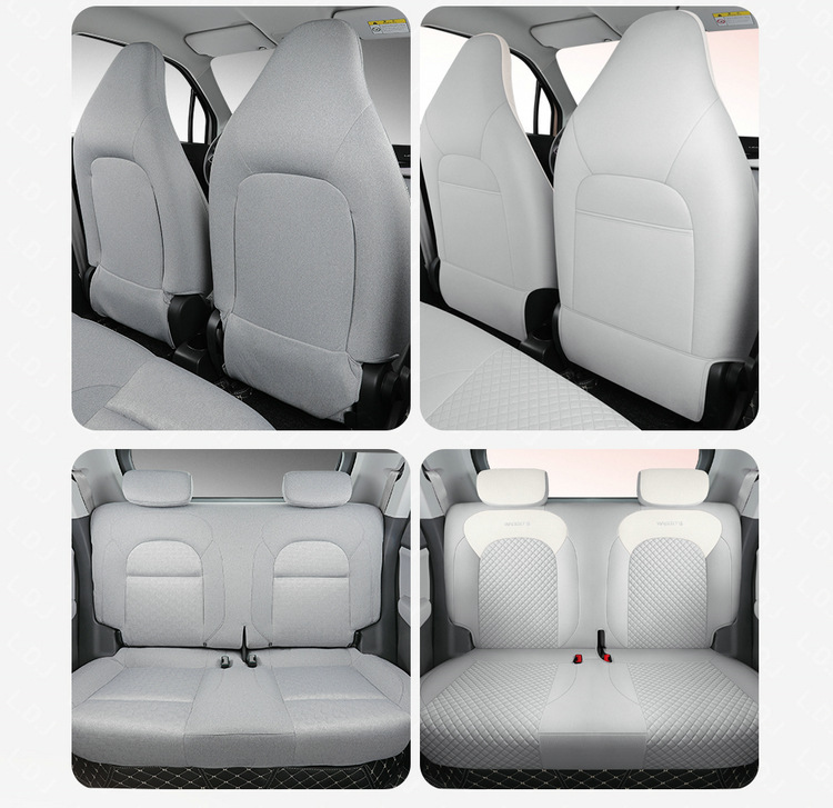 New zero run T03 special seat cover to3 four seasons GM seat cushion all-inclusive linen fabric seat cover cartoon