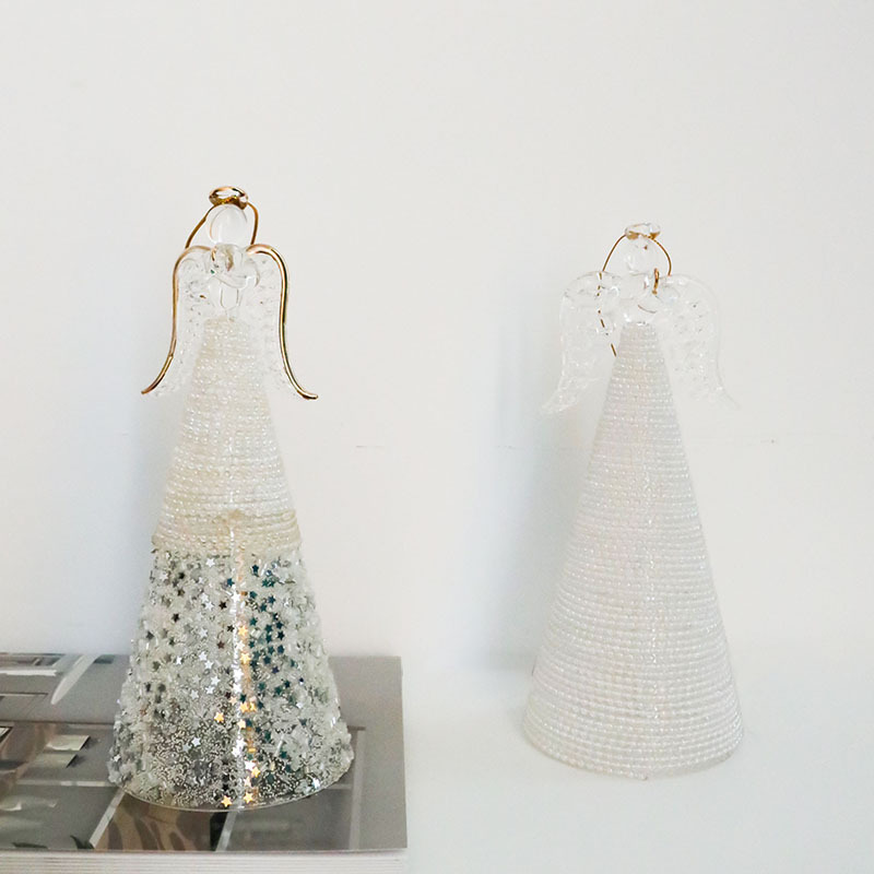 Ángel decoración Nordic ins estilo moderno minimalista alas de cristal estudio sala de estar decoración pantalla